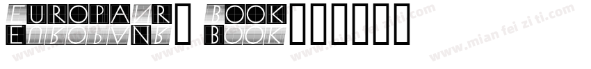 EuropaNr1 Book字体转换